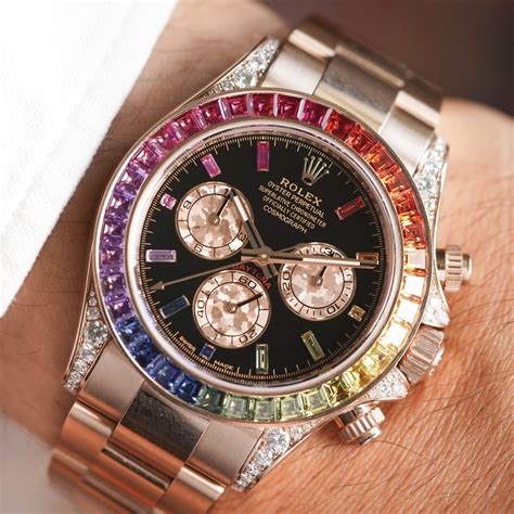 rolex cosmograph daytona reference 116595rbow|Rolex rainbow 116595.